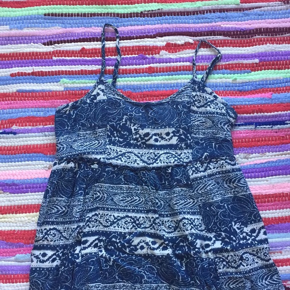 AEO BLUE SUMMER DRESS - Picture 2 of 5